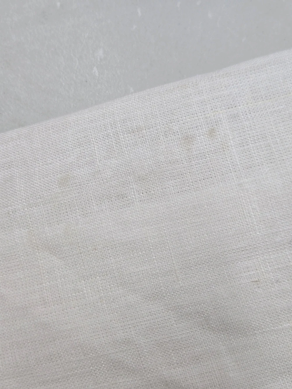 QUINCE Set Of 2 48x96 European Linen Curtains White 0420